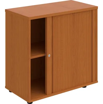 SPRZ 80 40 P – Skříňka ke stolu, roletová, pravá, š. 80 cm - Třešeň , Třešeň , Třešeň