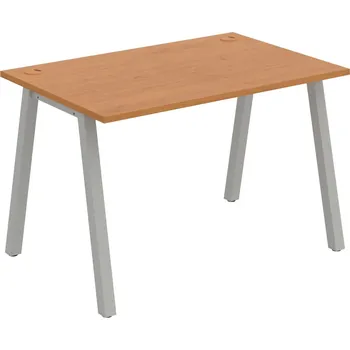 Psací stůl US A 1200 – Stůl pracovní délky 120 cm - Olše , Šedý kov