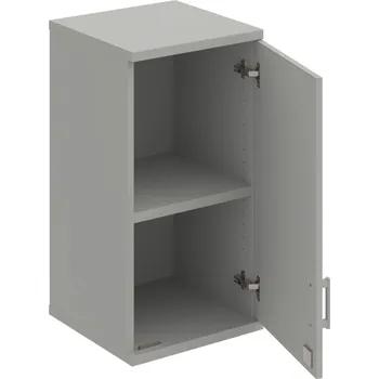 Policová skříň SZ 2 40 01 P H – Skříň policová dvéřová 76,8 × 40 cm - Šedá , Šedá , USH – hranatá