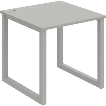 Psací stůl US O 800 – Stůl pracovní délky 80 cm - Šedá , Šedý kov