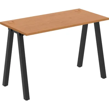 Psací stůl UE A 1200 – Stůl pracovní délky 120 cm, hl. 60 cm - Olše , Černý kov