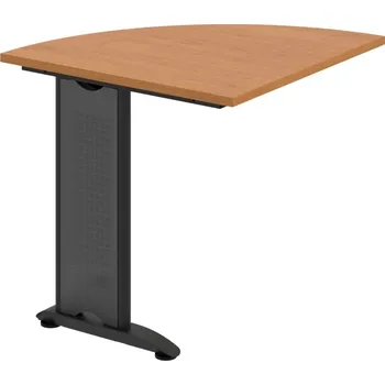 Psací stůl FP 901 L – Stůl spojovací levý - Olše , Černý kov