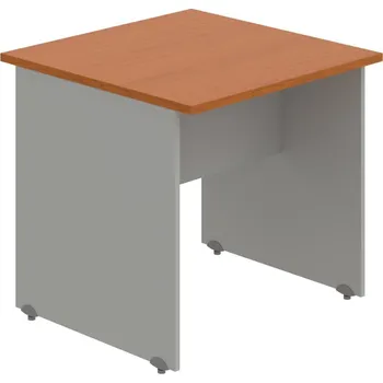 Jednací stůl GJ 800 – Stůl jednací rovný 80 cm - Třešeň , Šedá