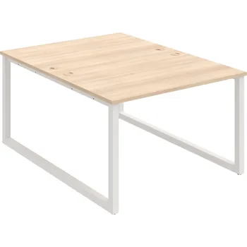 Psací stůl USD O 1200 – Stůl pracovní 120 × 160 cm - Akát , Bílý kov