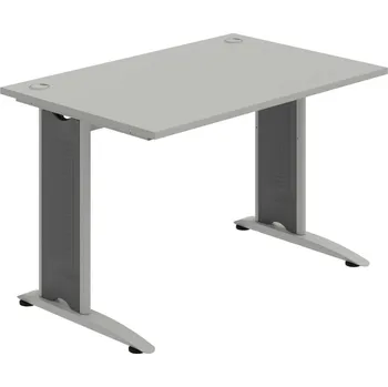 Psací stůl FS 1200 – Stůl pracovní rovný 120 cm - Šedá , Šedý kov