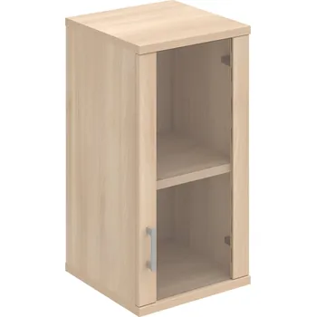 Policová skříň S 2 40 02 P H – Skříň policová dvéřová 76,8 × 40 cm - Akát , Akát , USH – hranatá