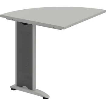 Psací stůl FP 901 L – Stůl spojovací levý - Šedá , Šedý kov
