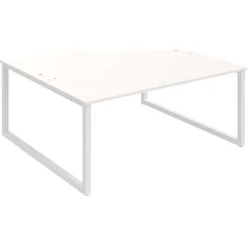 Psací stůl USD O 1800 – Stůl pracovní 180 × 160 cm - Bílá , Bílý kov