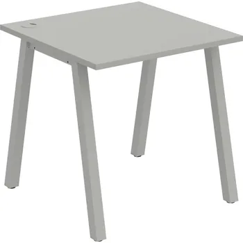 Psací stůl US A 800 – Stůl pracovní délky 80 cm - Šedá , Šedý kov