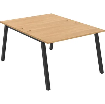 Psací stůl USD A 1200 – Stůl pracovní 120 × 160 cm - Dub , Černý kov