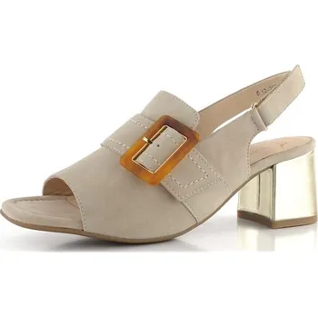 Dámské sandále Ara dámské širší sandály na podpatku Brighton Sand 12-20508-08 - 38 | P692857