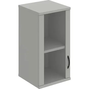 Policová skříň S 2 40 02 L H – Skříň policová dvéřová 76,8 × 40 cm - Šedá , Šedá , UCO – černá