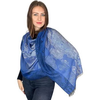 Šála Šál Pašmína - Florenta- Královská modř