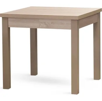 Jídelní stůl BOY – jídelní stůl - bílá , 80 × 80 cm , 2× 50 cm