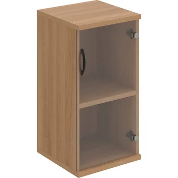 Policová skříň S 2 40 03 P – Skříň policová dvéřová 76,8 × 40 cm - Čiré , Višeň , UCO – černá