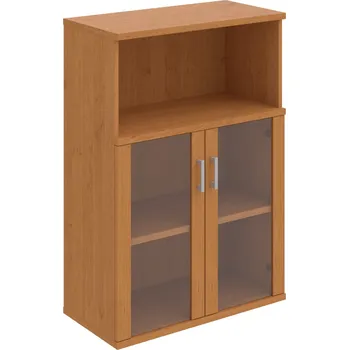 Policová skříň S 3 80 05 – Skříň policová dvéřová 115,2 × 80 cm - Olše , Olše , USH – hranatá