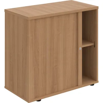 SPRZ 80 40 L – Skříňka ke stolu, roletová, levá, š. 80 cm - Višeň , Višeň , Višeň