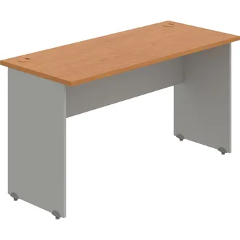 Psací stůl GE 1400 – Stůl pracovní rovný 140 cm, hl. 60 cm - Olše , Šedá