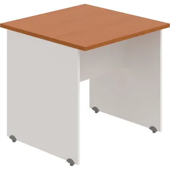 Jednací stůl GJ 800 – Stůl jednací rovný 80 cm - Třešeň , Bílá