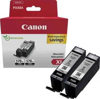Canon PGI-570XL 0318C010 černá (black) sada originální cartridge, 2ks