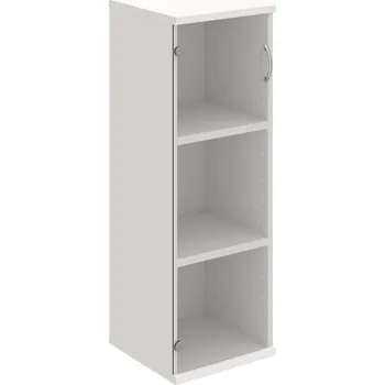 Policová skříň S 3 40 03 L – Skříň policová dvéřová 115,2 × 40 cm - Čiré , Bílá , USN – Hobis