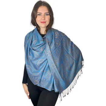Šál Pašmína - Silvanea - Modrá