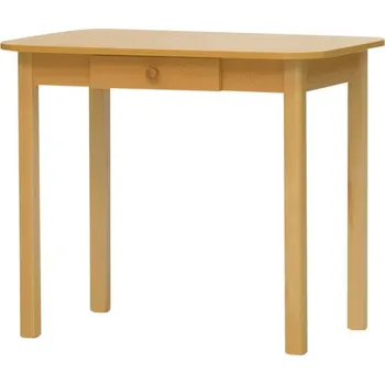 Jídelní stůl PICCOLO – jídelní stůl - tm.hnědá , 90 × 65 cm , Bez rozkladu