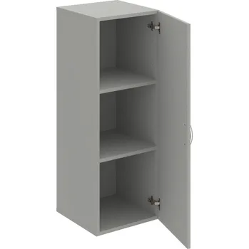Policová skříň D 3 40 01 – Skříň policová dvéřová 111 × 40 cm - Šedá , Šedá , USN – Hobis
