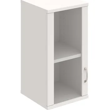 Policová skříň S 2 40 02 L H – Skříň policová dvéřová 76,8 × 40 cm - Bílá , Bílá , USN – Hobis