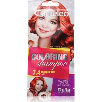 Delia Cosmetics Cameleo Coloring Shampoo tónovací šampon na vlasy odstín 7.4 Copper Red 40 ml