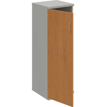 Policová skříň S 3 40 01 L – Skříň policová dvéřová 115,2 × 40 cm - Olše , Šedá , USN – Hobis