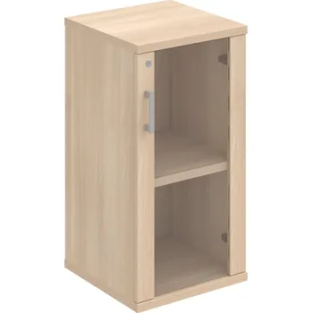 Policová skříň SZ 2 40 02 P – Skříň policová dvéřová 76,8 × 40 cm - Akát , Akát , USH – hranatá