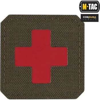 M-TAC nášivka MEDIC CROSS LASER CUT - různé barvy Barva: Ranger Green/Red