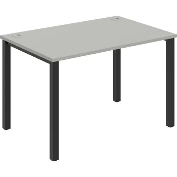 Psací stůl US 1200 – Stůl pracovní rovný 120 cm - Šedá , Černý kov