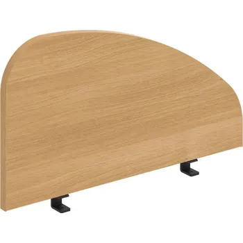 PA 800 H – Paraván na hranu 75 cm - Dub , Černý kov