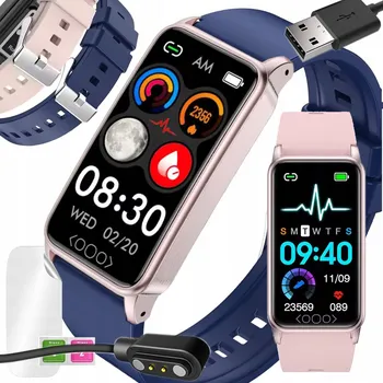 Chytré hodinky Chytrý náramek Smart-Trend CHYTRÉ HODINKY Měření glukózy a teploty 2P PRO růžový