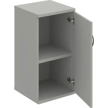 Policová skříň S 2 40 01 P – Skříň policová dvéřová 76,8 × 40 cm - Šedá , Šedá , UCO – černá