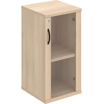 Policová skříň SZ 2 40 02 P – Skříň policová dvéřová 76,8 × 40 cm - Akát , Akát , UCO – černá