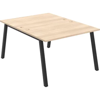 Psací stůl USD A 1200 – Stůl pracovní 120 × 160 cm - Akát , Černý kov