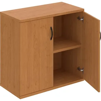 Policová skříň S 2 80 01 – Skříň policová dvéřová 76,8 × 80 cm - Olše , Olše , UCO – černá