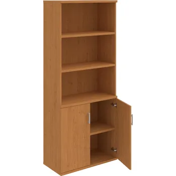 Policová skříň S 5 80 03 – Skříň policová dvéřová 192 × 80 cm - Olše , Olše , USH – hranatá