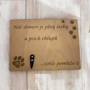 Věšák Věšák na váleček na chlupy Mazlíček: Pes