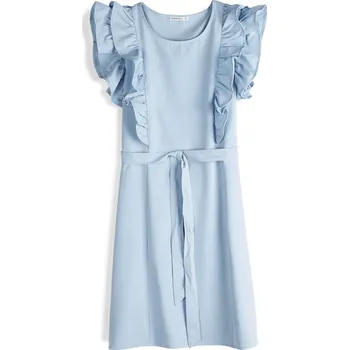 Dámské šaty GATE Šaty s nařasenými rukávy 36 225-1261/714