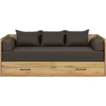 TETRIX postel LOZ/80/160, dub wotan/Sawana 3