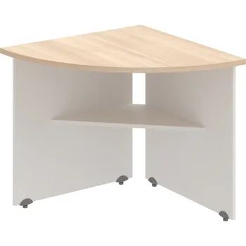 Psací stůl GP 902 P – Stůl spojovací, pravý - Akát , Bílá