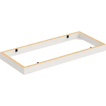 Policová skříň S 800 – Sokl obdélník 80 × 36 cm × 5 cm - Bílá