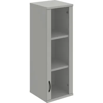 Policová skříň S 3 40 02 P H – Skříň policová dvéřová 115,2 × 40 cm - Šedá , Šedá , UCO – černá