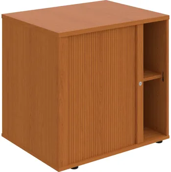 SPRZ 80 60 L P – Skříňka ke stolu, roletová, levá, š. 80 cm, léta podél - Třešeň , Třešeň , Třešeň