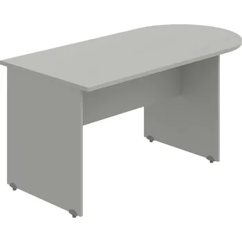 Jednací stůl GP 1600 1 – Stůl jednací oblouk 160 cm - Šedá , Šedá