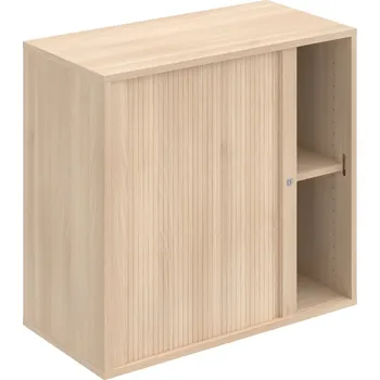 Policová skříň DZ 2 80 03 L – Skříň polic rolet levá 74 × 80 cm - Akát , Akát